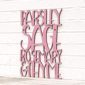 Spunky Fluff Proudly handmade in South Dakota, USA Medium / Pink Parsley Sage Rosemary & Thyme
