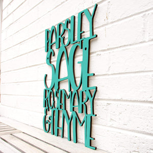 Spunky Fluff Proudly handmade in South Dakota, USA Medium / Turquoise Parsley Sage Rosemary & Thyme