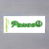 Spunky Fluff Proudly Handmade in South Dakota, USA Grass Green Peace-Tiny Word Magnet