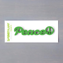 Load image into Gallery viewer, Spunky Fluff Proudly Handmade in South Dakota, USA Grass Green Peace-Tiny Word Magnet
