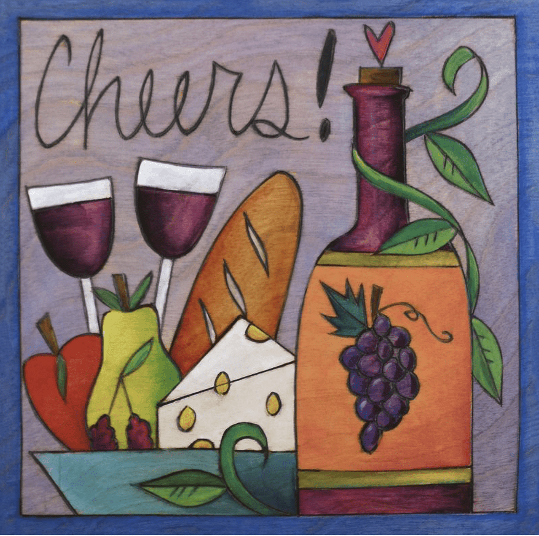 Sticks Wall Art Pear Me Another One 6" x 6" Plaque