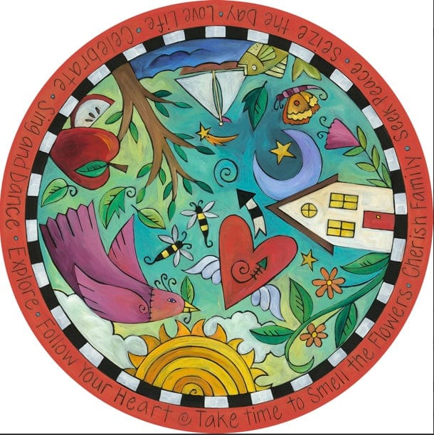Sticks Proudly Handmade in Iowa, USA Playful Day Lazy Susan