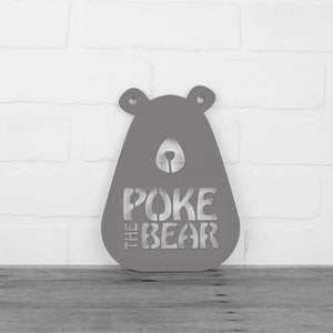 Spunky Fluff Proudly Handmade in South Dakota, USA Small / Charcoal Gray Poke the Bear