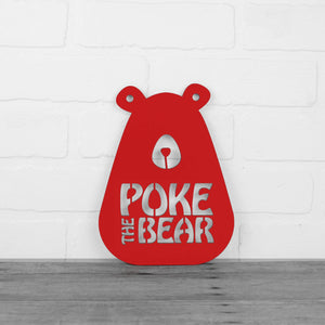 Spunky Fluff Proudly Handmade in South Dakota, USA Small / Red Poke the Bear