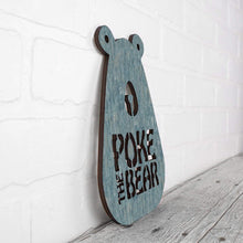 Load image into Gallery viewer, Spunky Fluff Proudly Handmade in South Dakota, USA Small / Weathered Denim Poke the Bear
