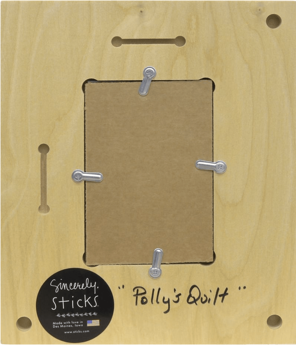 Sticks Mixed Media Polly's Quilt 4" x 6" Frame
