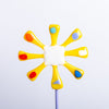 8 Petals Design Proudly Handmade in South Carolina, USA Yellow Potsticker