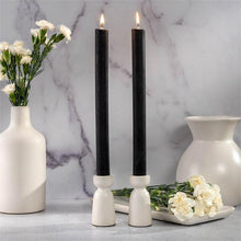 Load image into Gallery viewer, Lucid Liquid Candles Home Accents Black Refillable Dinner Candle
