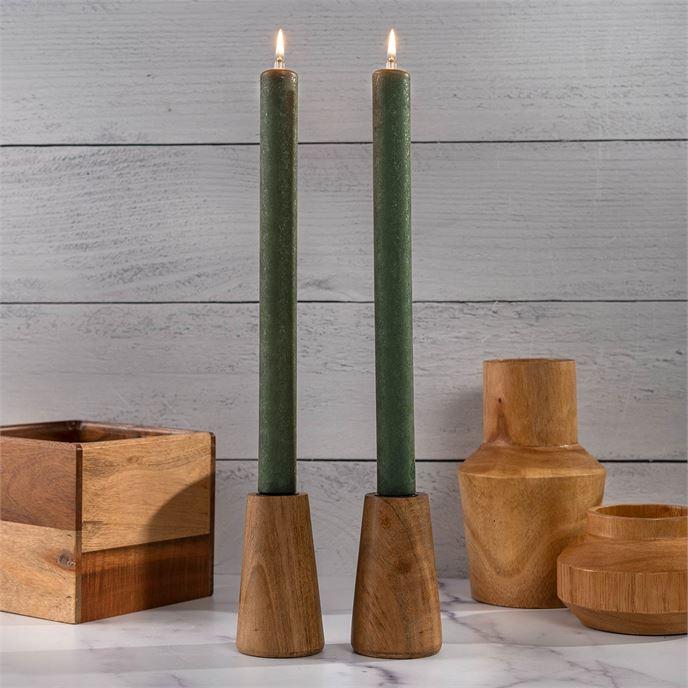 Lucid Liquid Candles Home Accents Cypress Refillable Dinner Candle