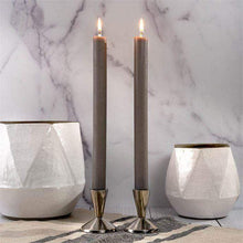 Load image into Gallery viewer, Lucid Liquid Candles Home Accents Grey Refillable Dinner Candle
