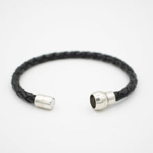 Load image into Gallery viewer, Montana Leather Designs Proudly Handmade in Montana, USA Riata Leather Bracelet
