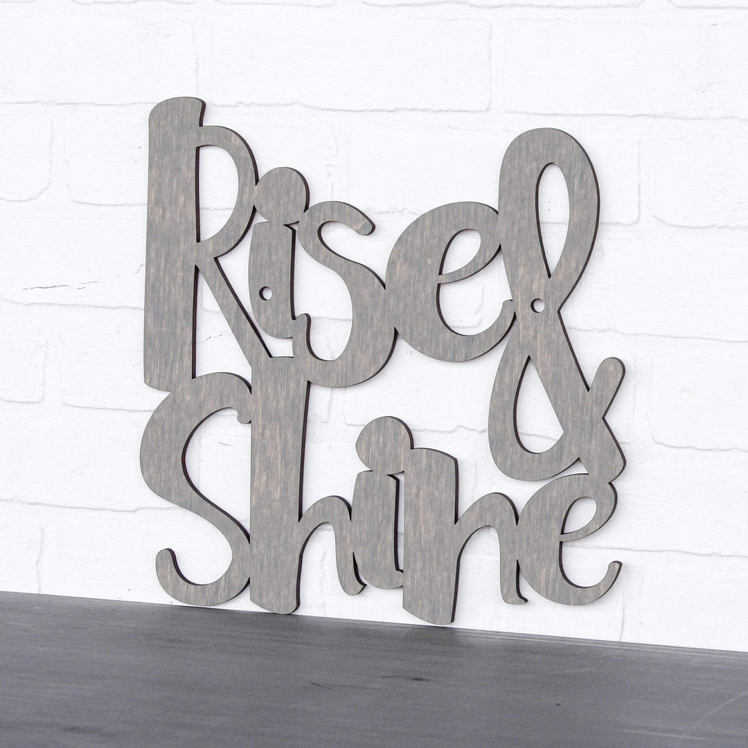 Spunky Fluff Proudly Handmade in South Dakota, USA Medium / Weathered Gray Rise &amp; Shine