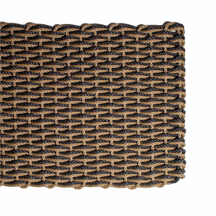 Custom Cordage Home Accents Rope Door Runner Brown/ Black