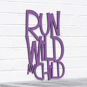 Spunky Fluff Proudly Handmade in South Dakota, USA Medium / Purple Run Wild My Child
