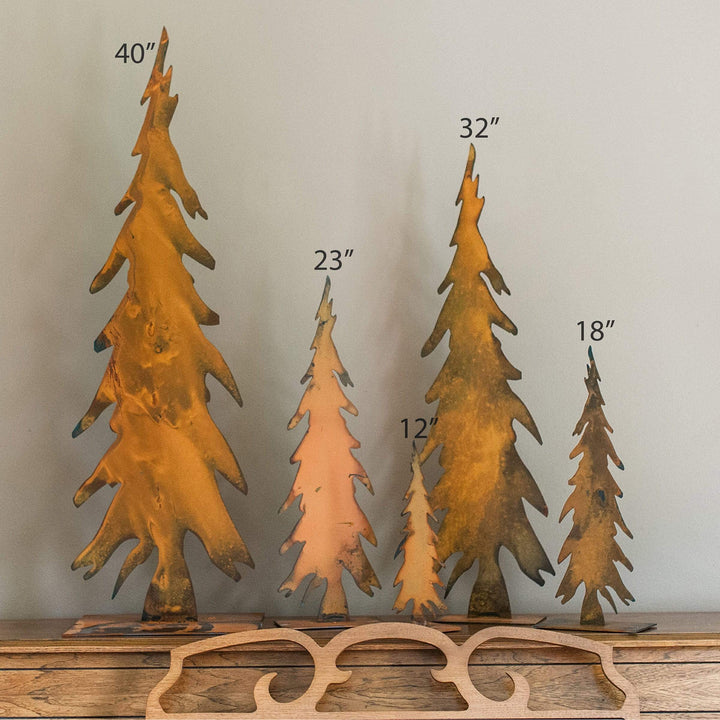 Prairie Dance Proudly Handmade in South Dakota, USA Rusted Steel Pencil Tree Collection