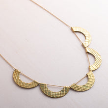 Load image into Gallery viewer, SORA DESIGNS Jewelry Scallop Statement Necklace
