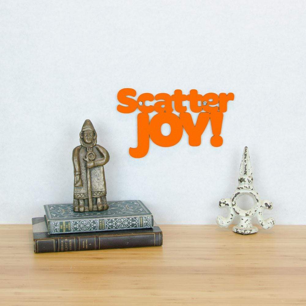 Spunky Fluff Proudly Handmade in South Dakota, USA Small / Orange Scatter Joy