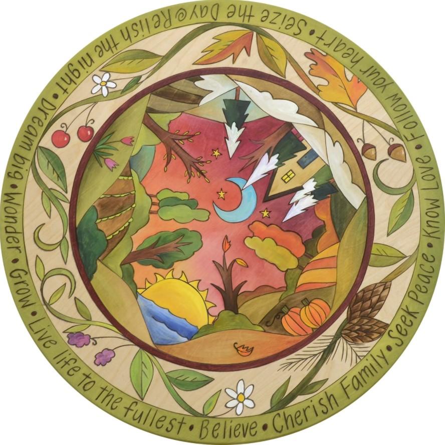 Sticks Proudly Handmade in Iowa, USA Seasonal Bliss Lazy Susan