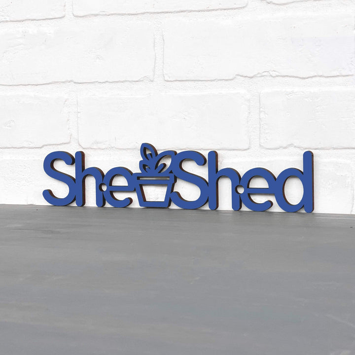 Spunky Fluff Proudly Handmade in South Dakota, USA Small / Cobalt Blue She Shed