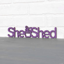 Load image into Gallery viewer, Spunky Fluff Proudly Handmade in South Dakota, USA Small / Purple She Shed
