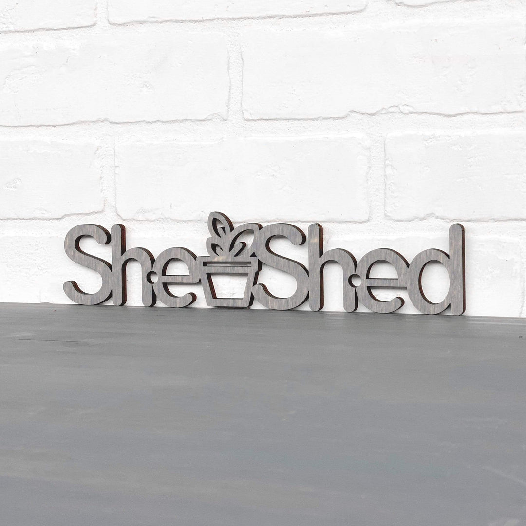 Spunky Fluff Proudly Handmade in South Dakota, USA Small / Weathered Gray She Shed