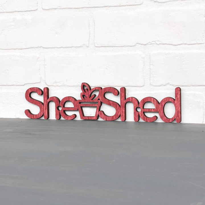 Spunky Fluff Proudly Handmade in South Dakota, USA Small / Weathered Red She Shed