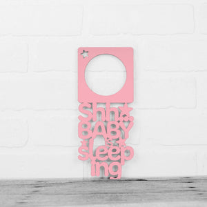 Spunky Fluff Proudly Handmade in South Dakota, USA Pink Shhh... The Baby is Sleeping