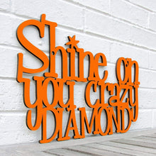 Load image into Gallery viewer, Spunky Fluff Proudly Handmade in South Dakota, USA Medium / Orange Shine on You Crazy Diamond
