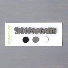 Load image into Gallery viewer, Spunky Fluff Proudly handmade in South Dakota, USA Elegant Neutrals Sioux &lt;3 Falls-Tiny Word Magnet Set
