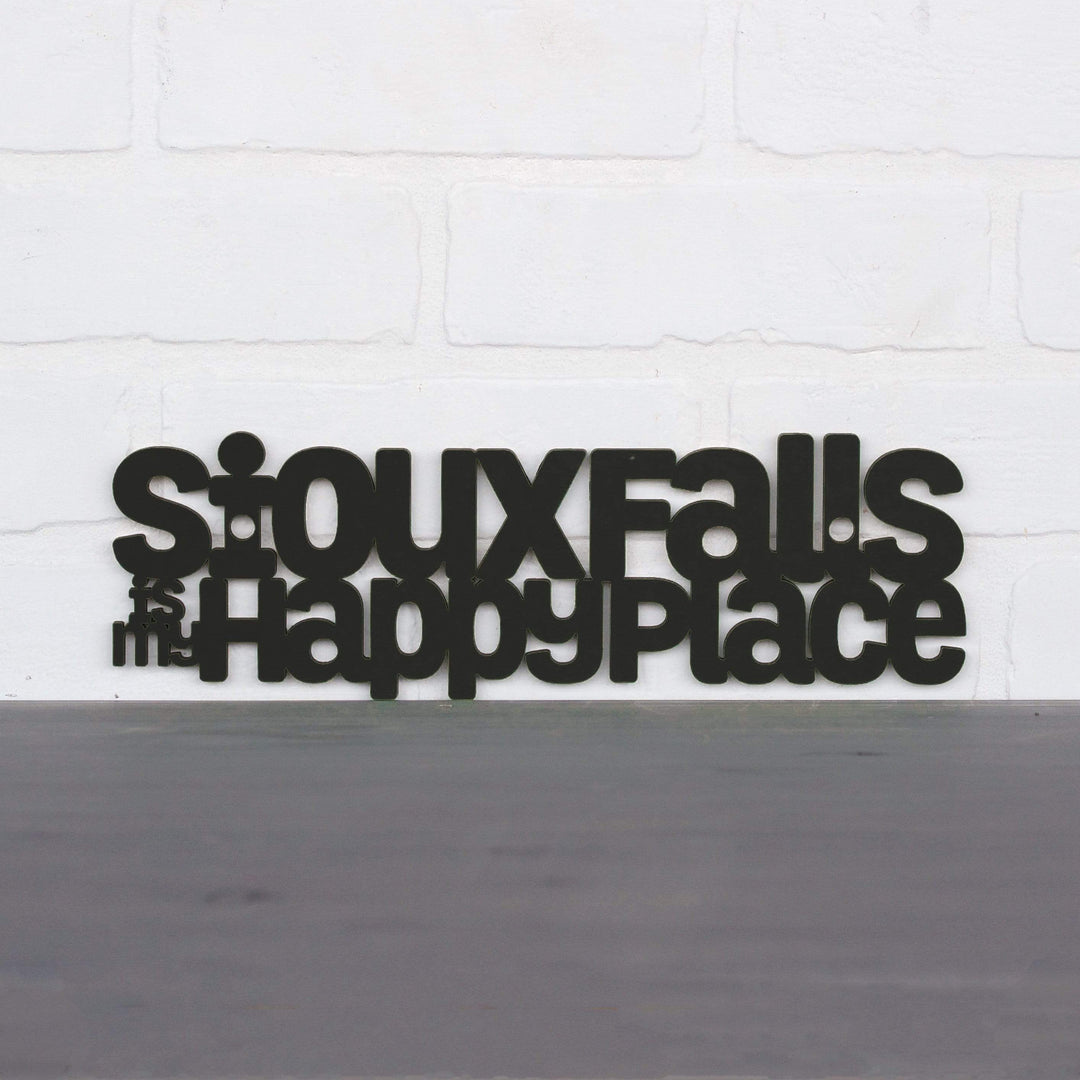 Spunky Fluff Proudly handmade in South Dakota, USA Small / Black Sioux Falls is my Happy Place