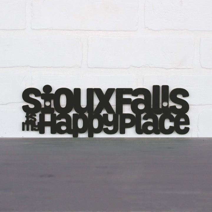 Spunky Fluff Proudly handmade in South Dakota, USA Small / Black Sioux Falls is my Happy Place