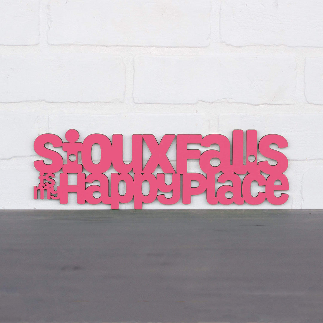 Spunky Fluff Proudly handmade in South Dakota, USA Small / Magenta Sioux Falls is my Happy Place