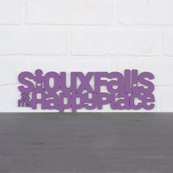Spunky Fluff Proudly handmade in South Dakota, USA Small / Purple Sioux Falls is my Happy Place