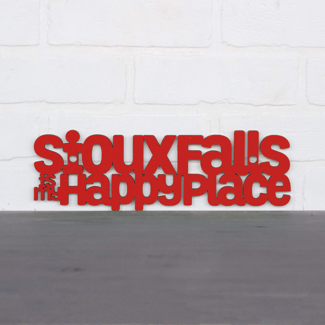 Spunky Fluff Proudly handmade in South Dakota, USA Small / Red Sioux Falls is my Happy Place