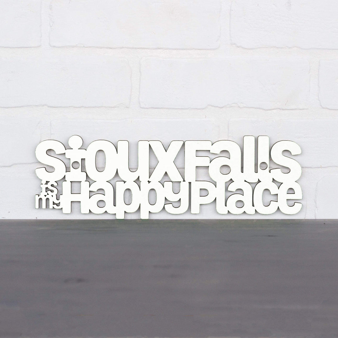 Spunky Fluff Proudly handmade in South Dakota, USA Small / White Sioux Falls is my Happy Place