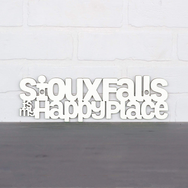 Spunky Fluff Proudly handmade in South Dakota, USA Small / White Sioux Falls is my Happy Place