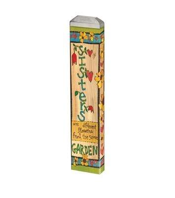 Studio M Proudly Handmade in Missouri, USA "Sisters" - 13" Mini Art Pole
