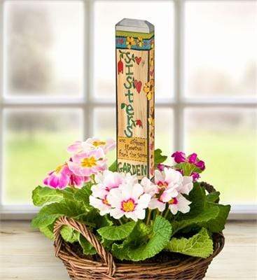 Studio M Proudly Handmade in Missouri, USA "Sisters" - 13" Mini Art Pole