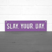 Load image into Gallery viewer, Spunky Fluff Proudly Handmade in South Dakota, USA Medium / Purple Slay Your Day
