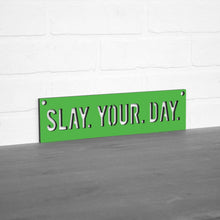 Load image into Gallery viewer, Spunky Fluff Proudly Handmade in South Dakota, USA Slay Your Day
