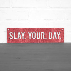 Spunky Fluff Proudly Handmade in South Dakota, USA Small / Weathered Red Slay Your Day