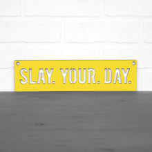 Load image into Gallery viewer, Spunky Fluff Proudly Handmade in South Dakota, USA Small / Yellow Slay Your Day
