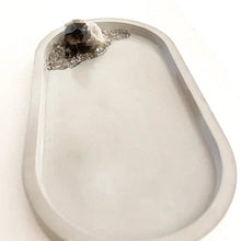 Load image into Gallery viewer, Tal &amp; Bert Proudly Handmade in Pennsylvania, USA Smoky Quartz Geode Jewelry Tray
