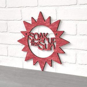 Spunky Fluff Proudly handmade in South Dakota, USA Small / Weathered Red Soak Up The Sun