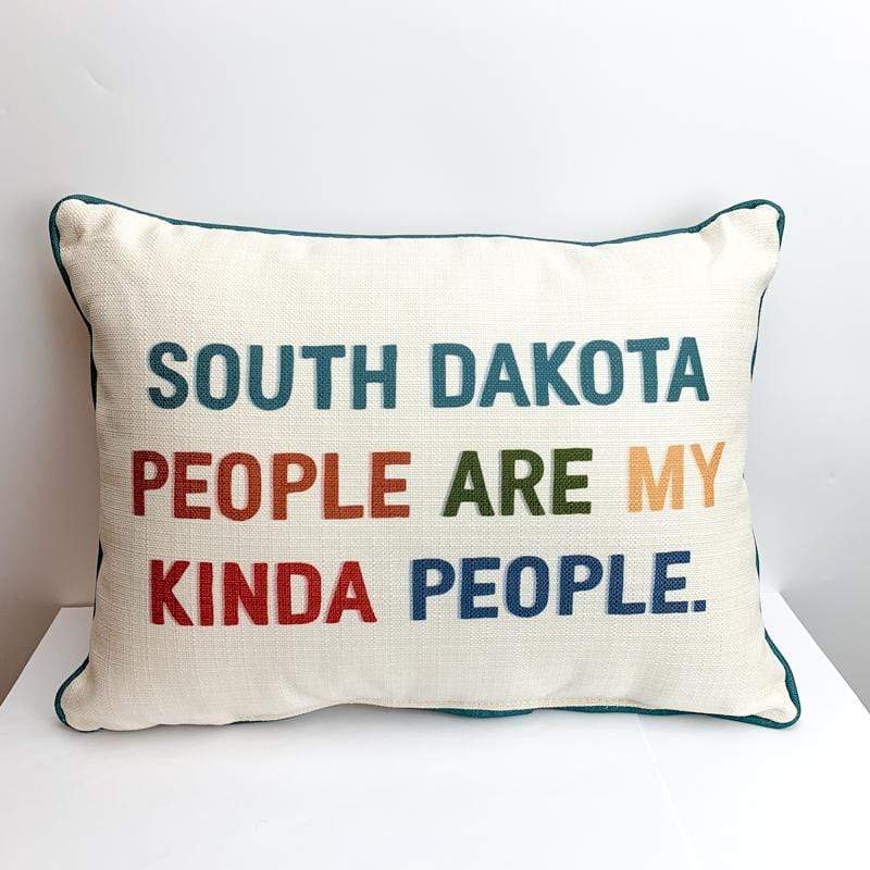 The Little Birdie Proudly Handmade in Mississippi, USA South Dakota People Pillow