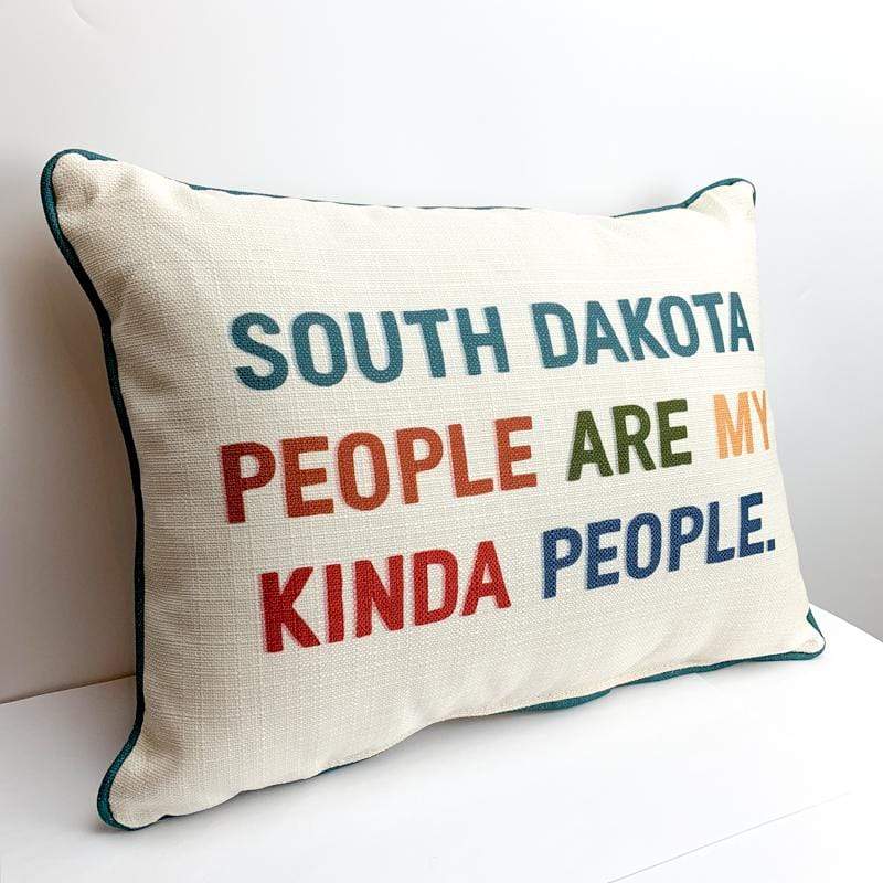 The Little Birdie Proudly Handmade in Mississippi, USA South Dakota People Pillow