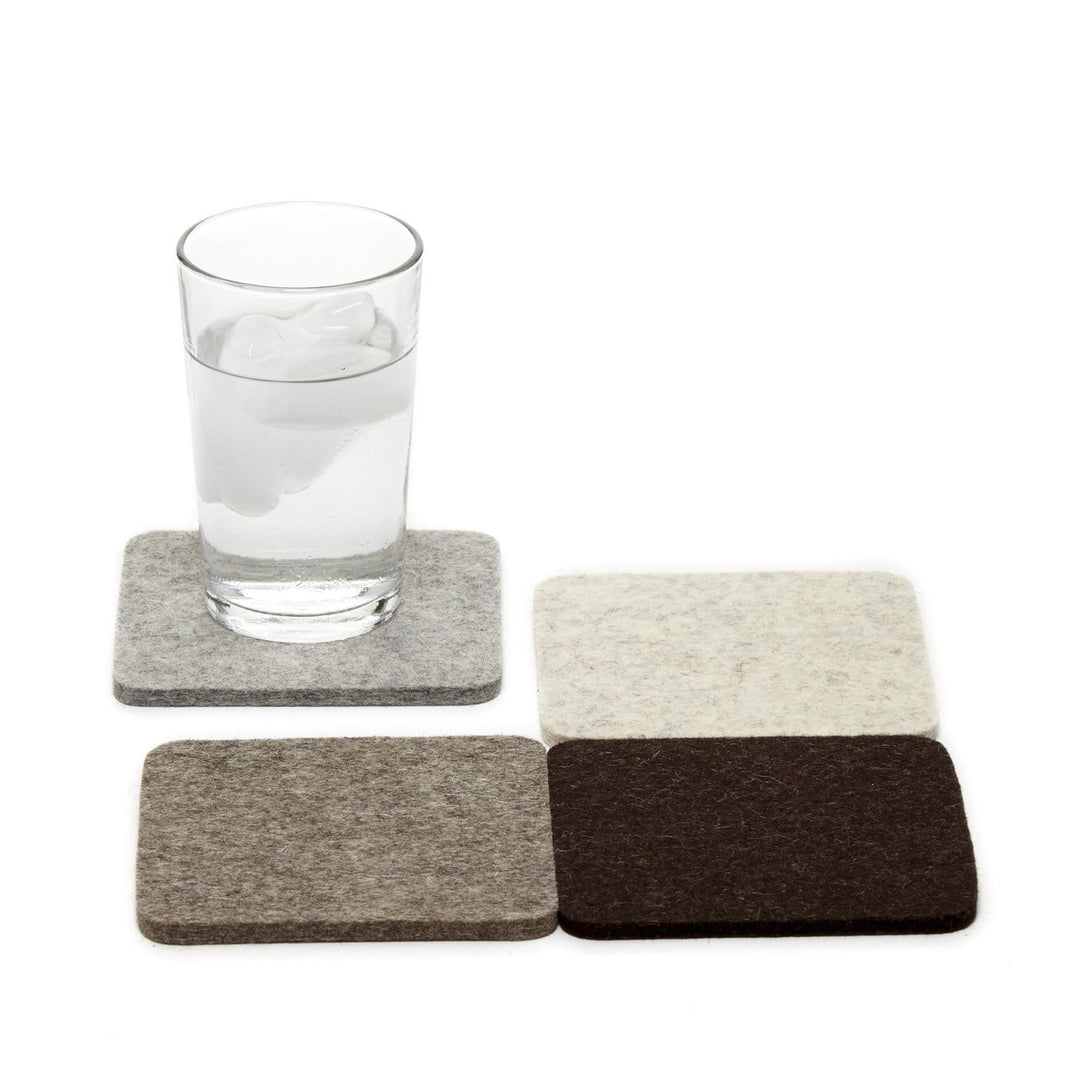 Graf Lantz Kitchen &amp; Bar Earth Square Multi-Color Coaster 4-Pack
