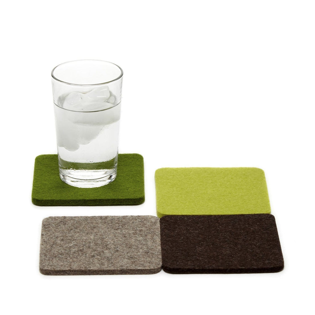 Graf Lantz Kitchen & Bar Forest Square Multi-Color Coaster 4-Pack