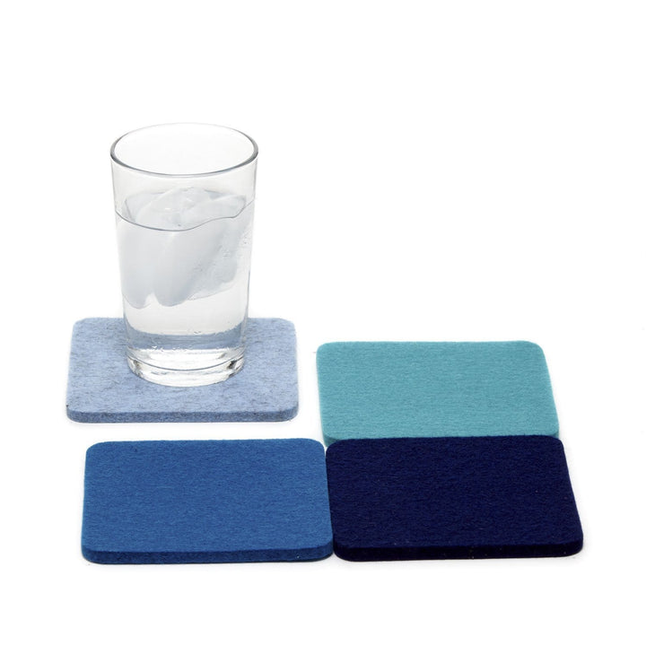 Graf Lantz Kitchen &amp; Bar Ocean Square Multi-Color Coaster 4-Pack