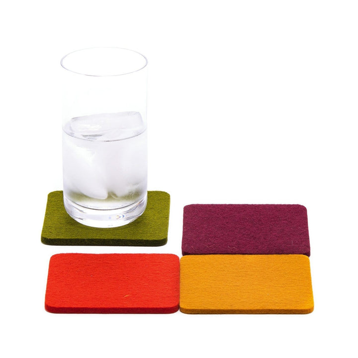 Graf Lantz Kitchen &amp; Bar Spice Square Multi-Color Coaster 4-Pack